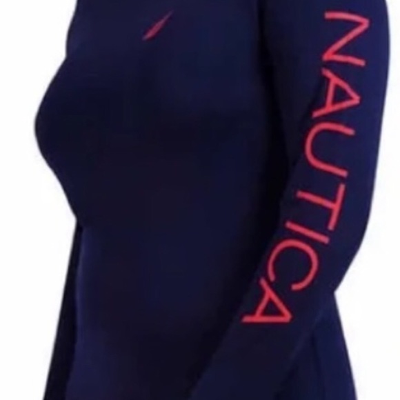 NAUTICAL SWIM RASH GAURD LONG SLEEVE TOP - Picture 6 of 10